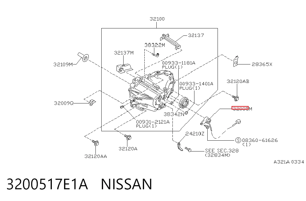 3200517E1A Nissan/Infiniti
