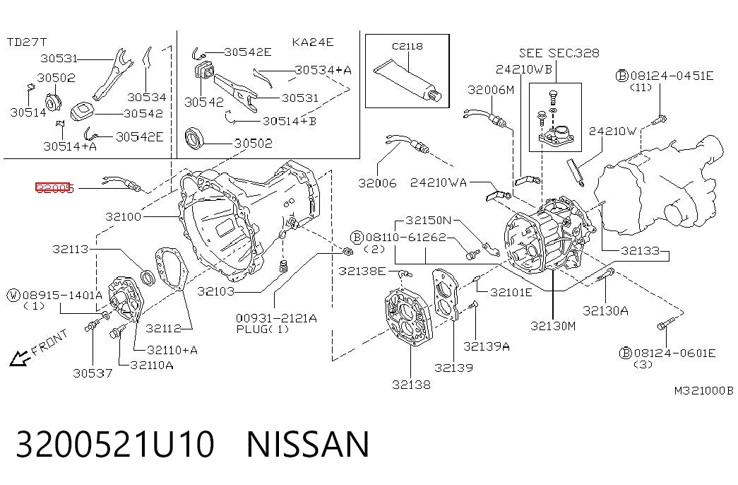  Sensor de marcha atrás Nissan Pathfinder 