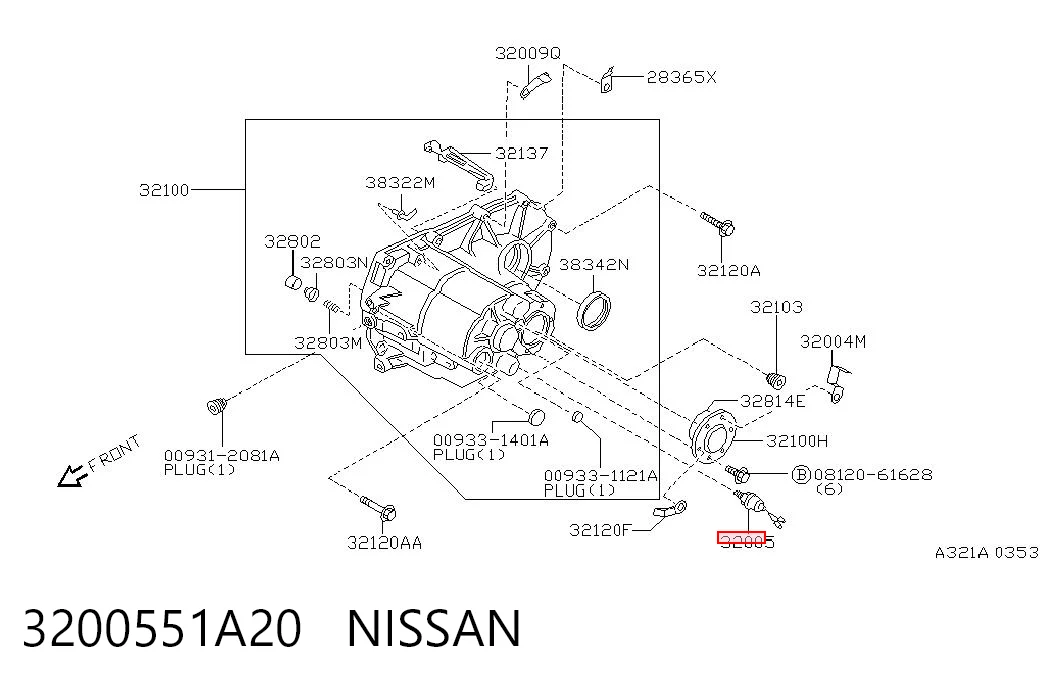 3200551A20 Nissan/Infiniti