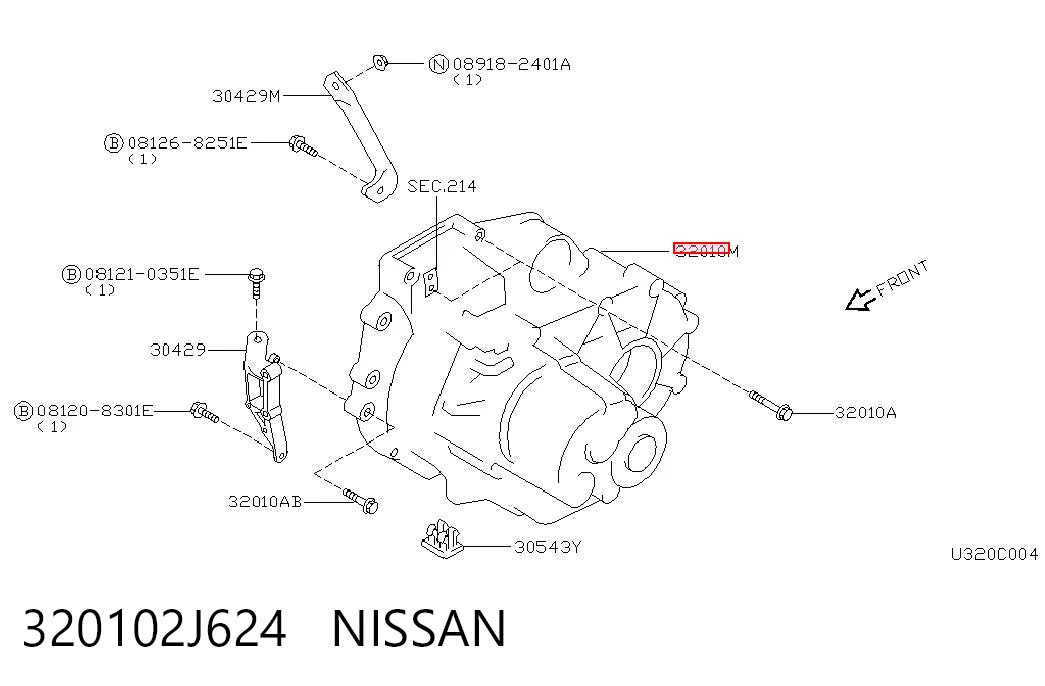 320102J624 Nissan/Infiniti