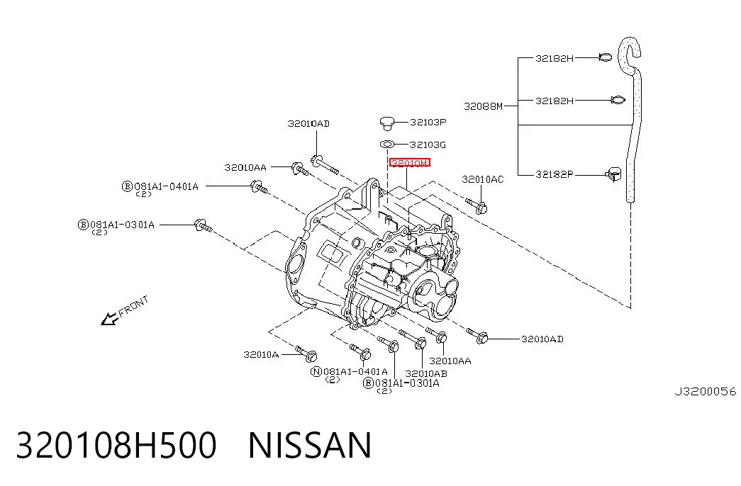320108H500 Nissan/Infiniti