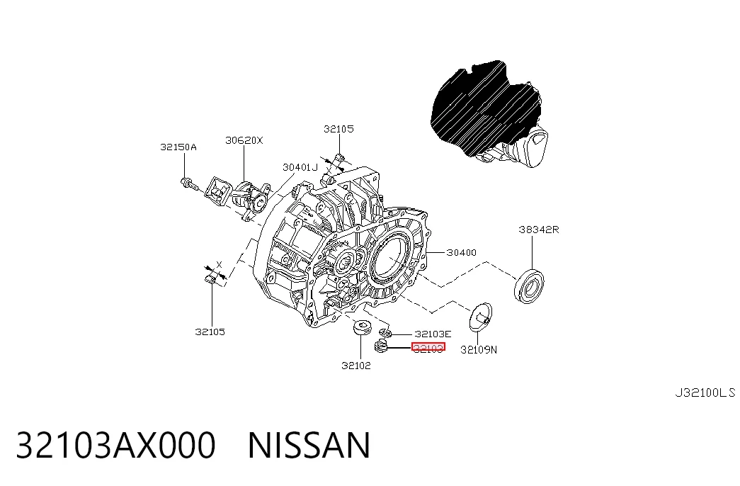 32103AX000 Nissan/Infiniti