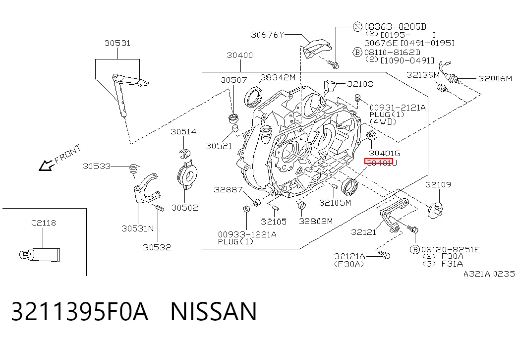 3211395F0A Nissan/Infiniti
