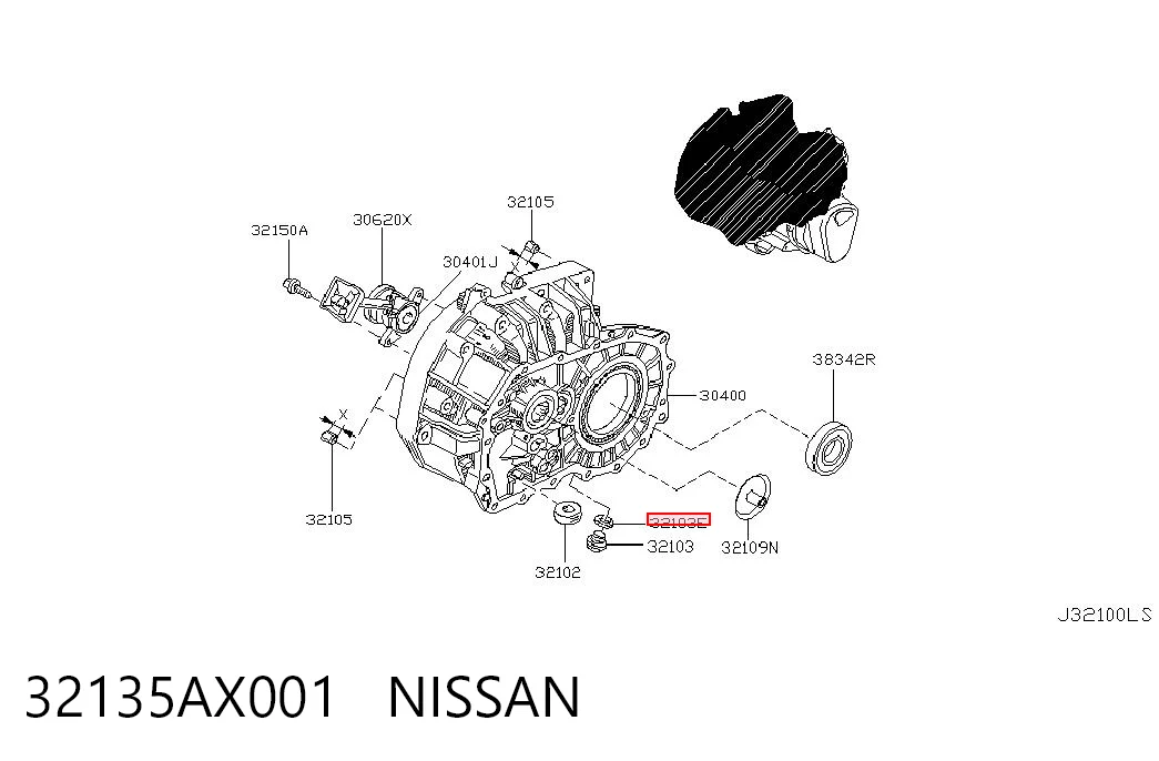 32135AX001 Nissan/Infiniti