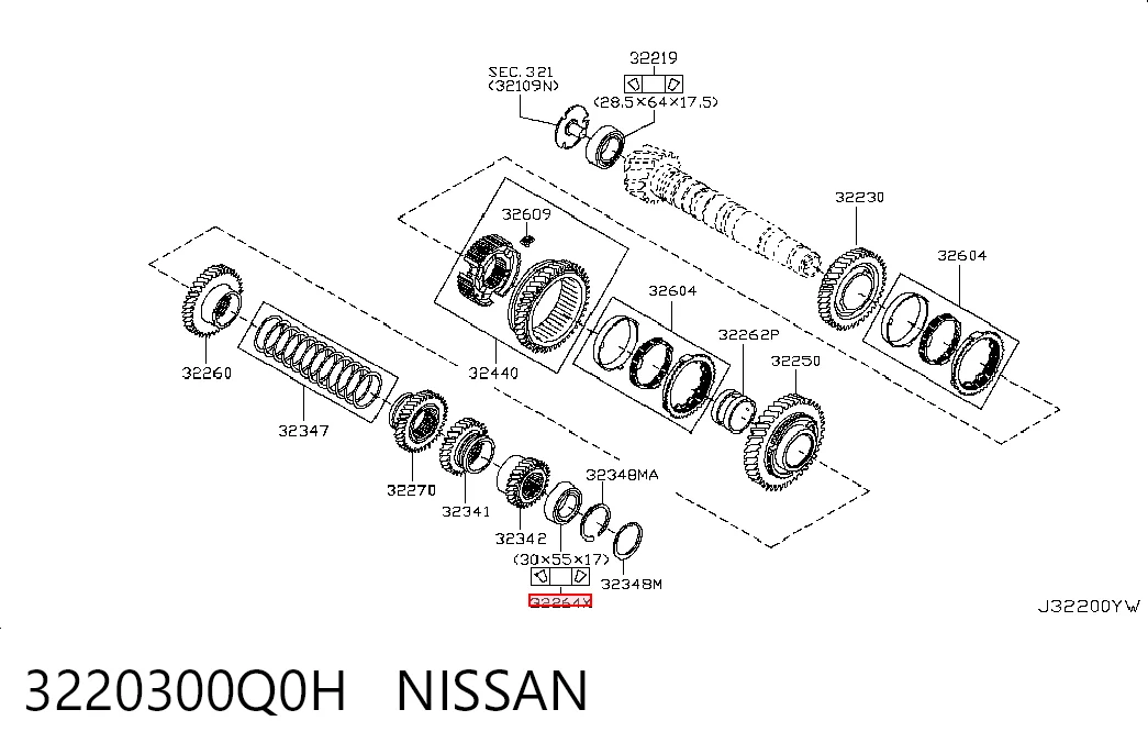 3220300Q0H Nissan/Infiniti
