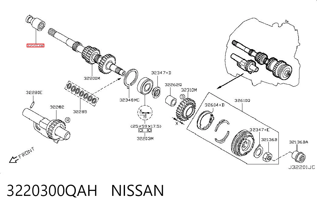 3220300QAH Nissan/Infiniti