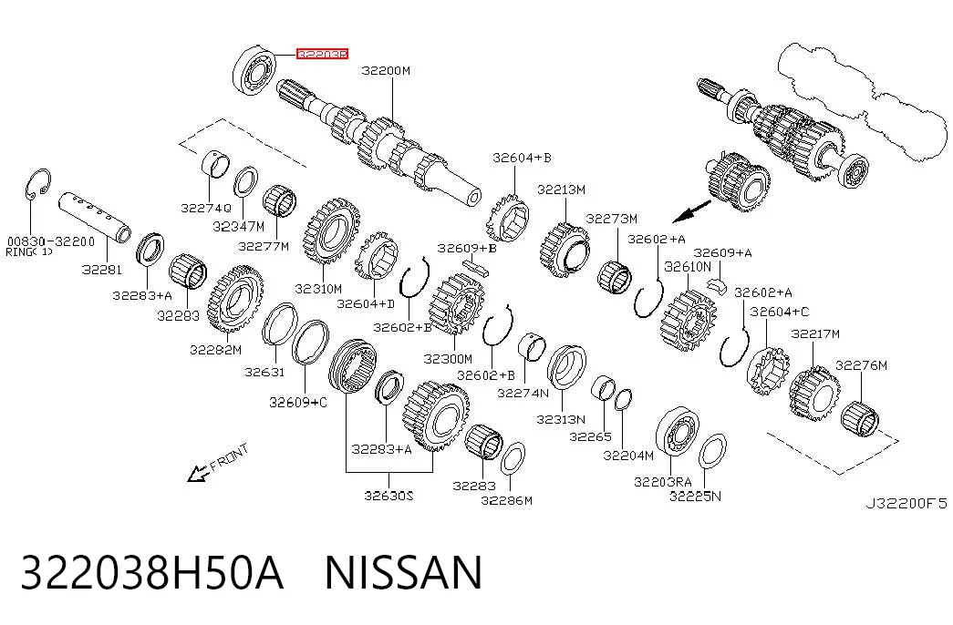 322038H50A Nissan/Infiniti