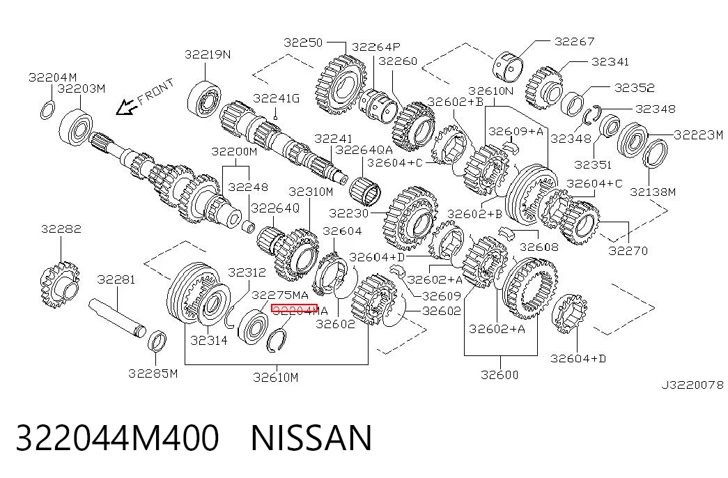 322044M400 Nissan/Infiniti
