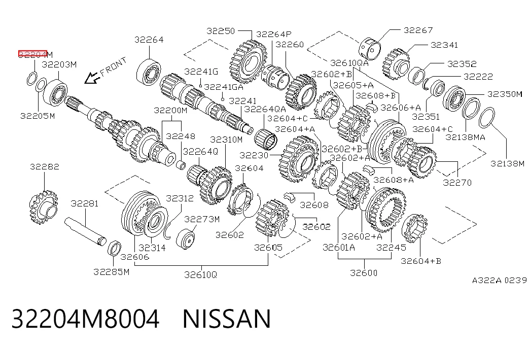 32204M8004 Nissan/Infiniti