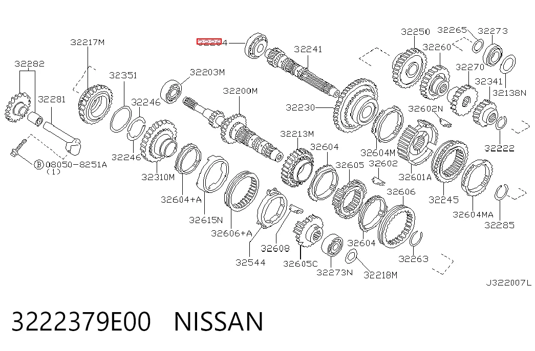 3222379E00 Nissan/Infiniti