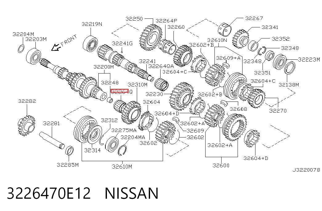Comprar Rodamiento caja de cambios Nissan Primera  P11