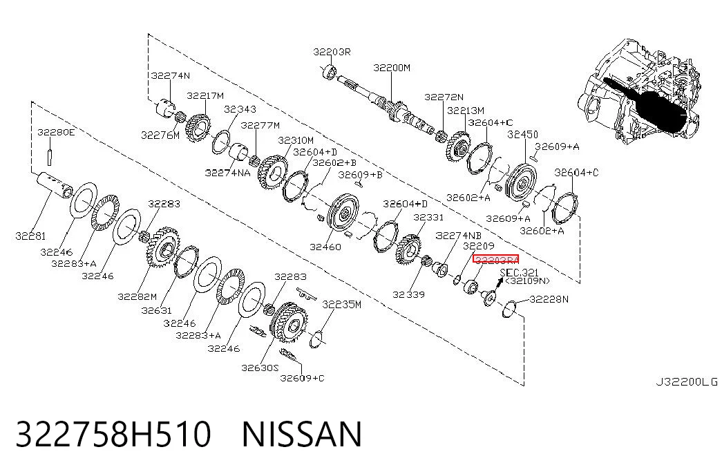 322758H510 Nissan/Infiniti