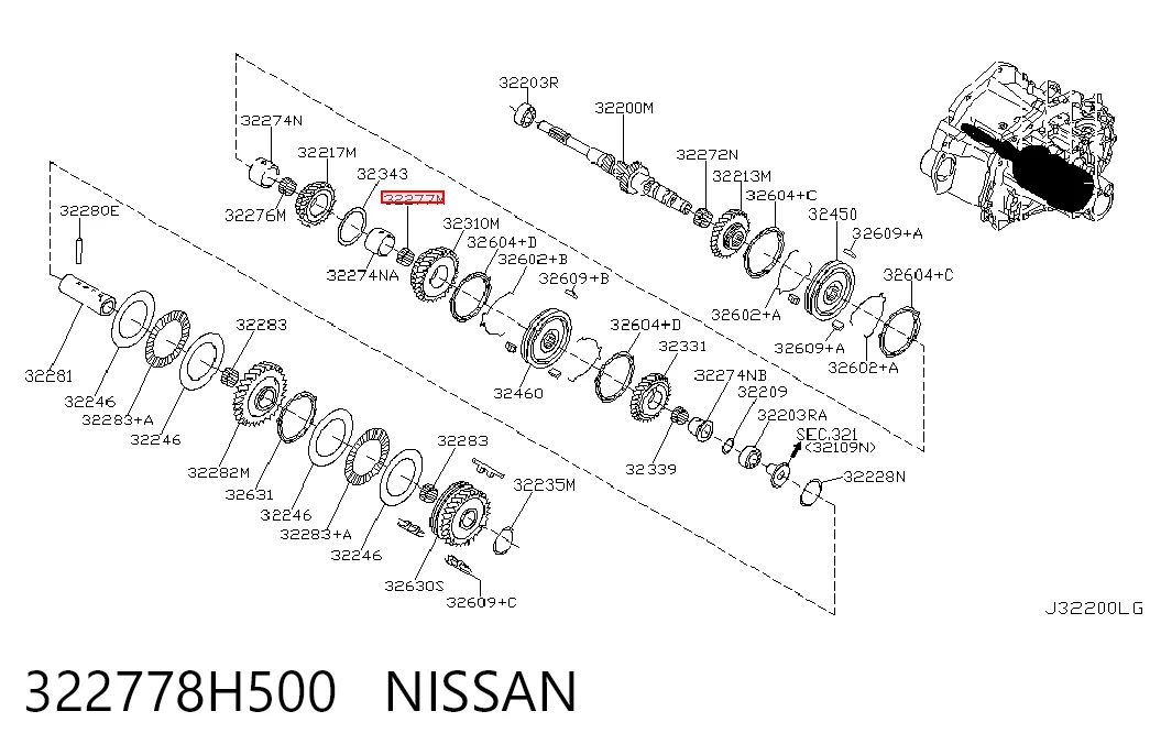 322778H500 Nissan/Infiniti