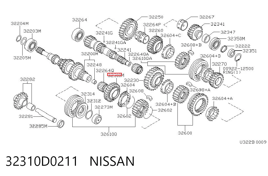 Piñón conductor de quinta velocidad Nissan Primera sedán (P11) (1996 - 2002) precio, desde 360,13 EUR