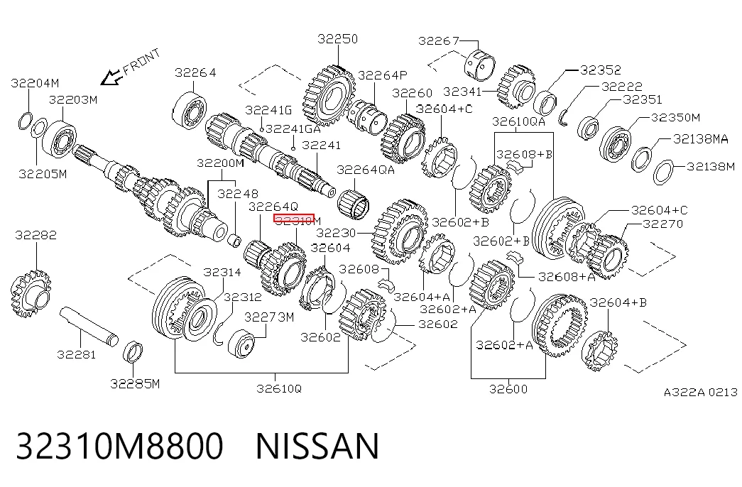 Comprar Piñón conductor de quinta velocidad Nissan Primera  P11