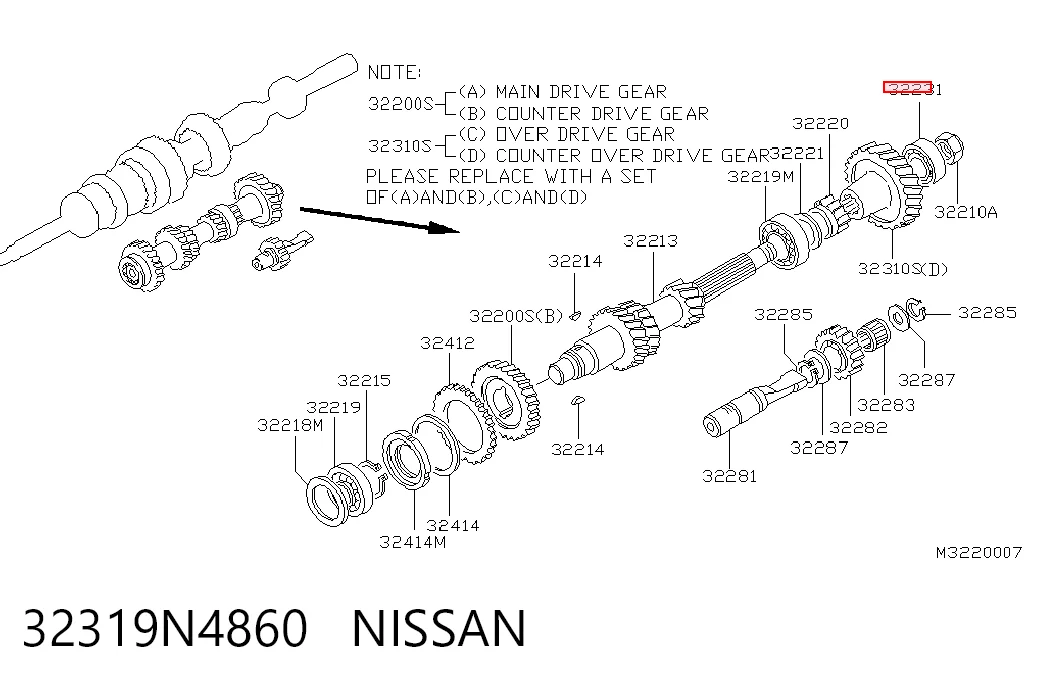 32319N4860 Nissan/Infiniti