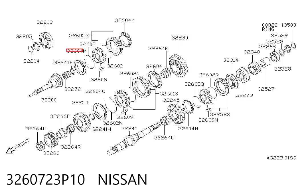 3260723P10 Nissan/Infiniti
