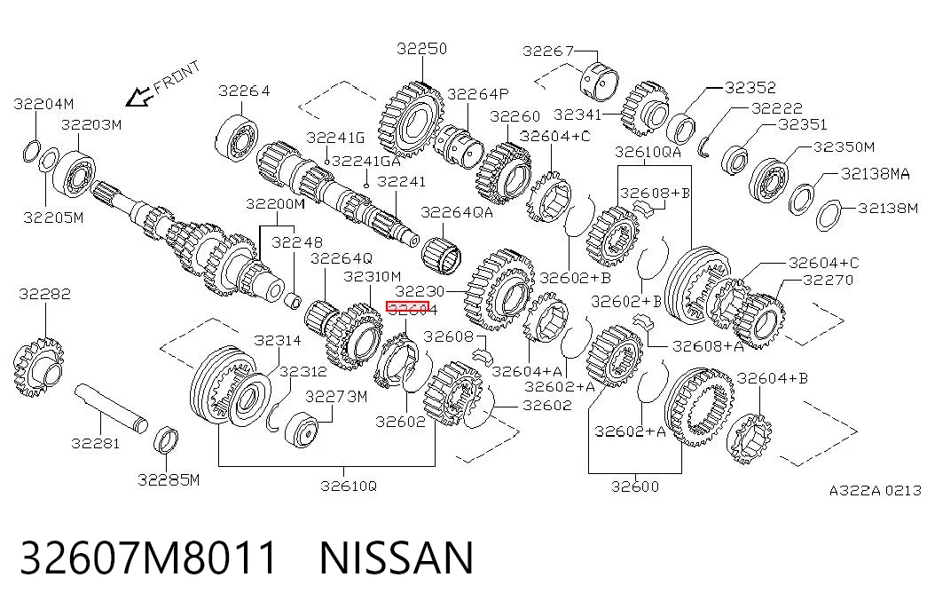 32607M8011 Nissan/Infiniti