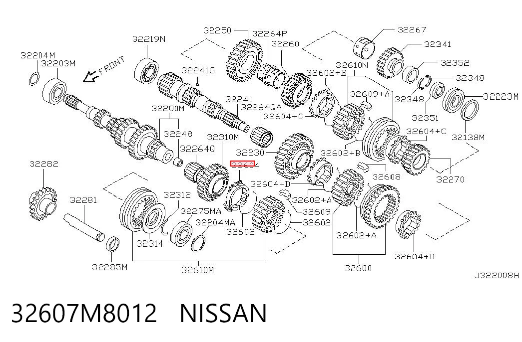 32607M8012 Nissan/Infiniti
