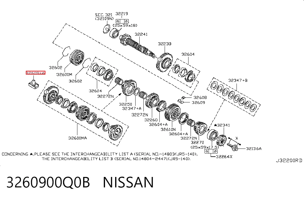 3260900Q0B Nissan/Infiniti