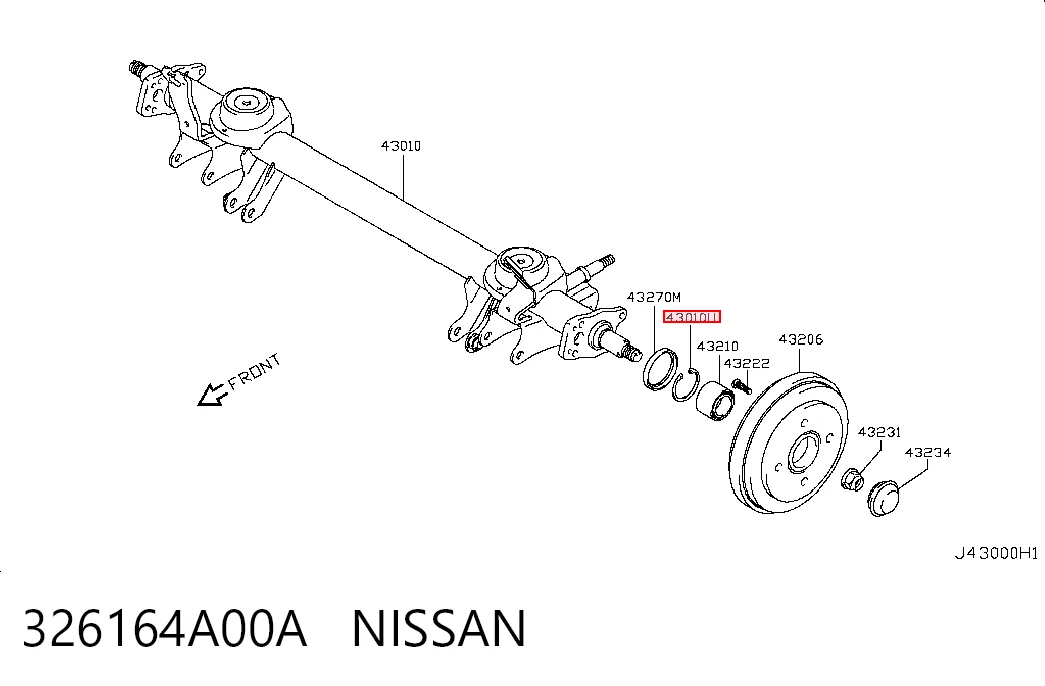 326164A00A Nissan/Infiniti