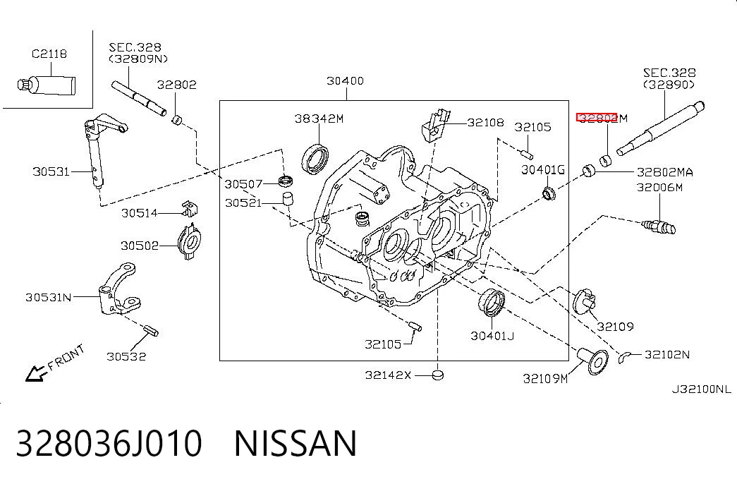 328036J010 Nissan/Infiniti