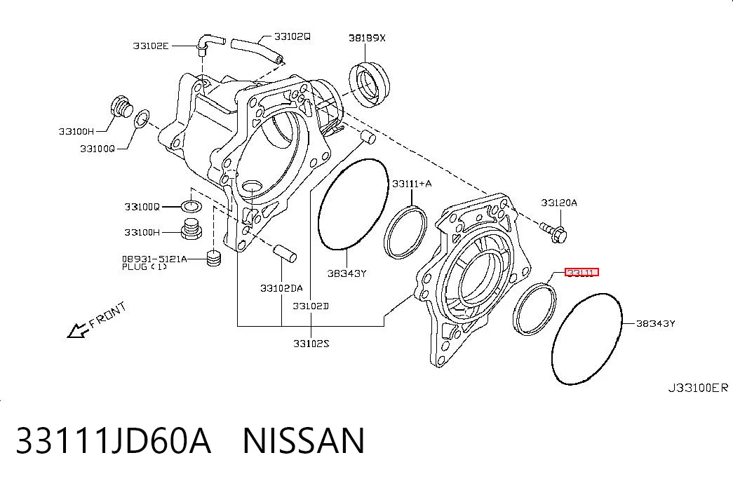 33111JD60A Nissan/Infiniti