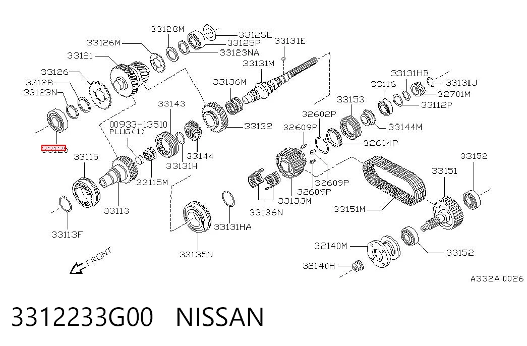 3312233G00 Nissan/Infiniti