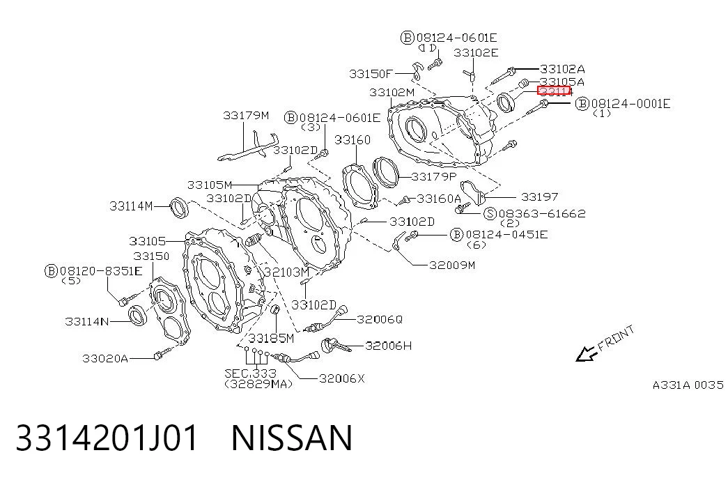 3314201J01 Nissan/Infiniti
