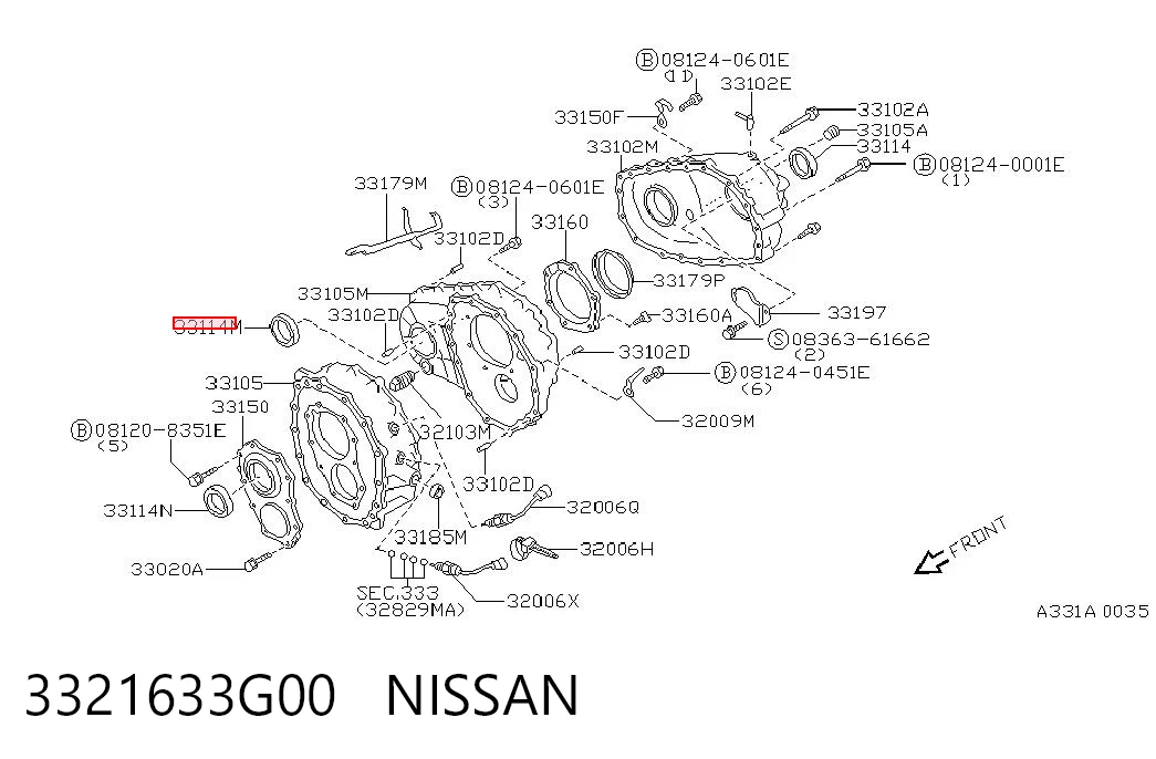 3321633G00 Nissan/Infiniti