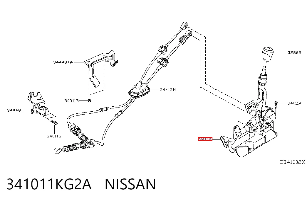 Mecanismo selector de marchas Nissan JUKE NMUK hatchback (F15E) (2010 - 2019) precio, desde 208,75 EUR