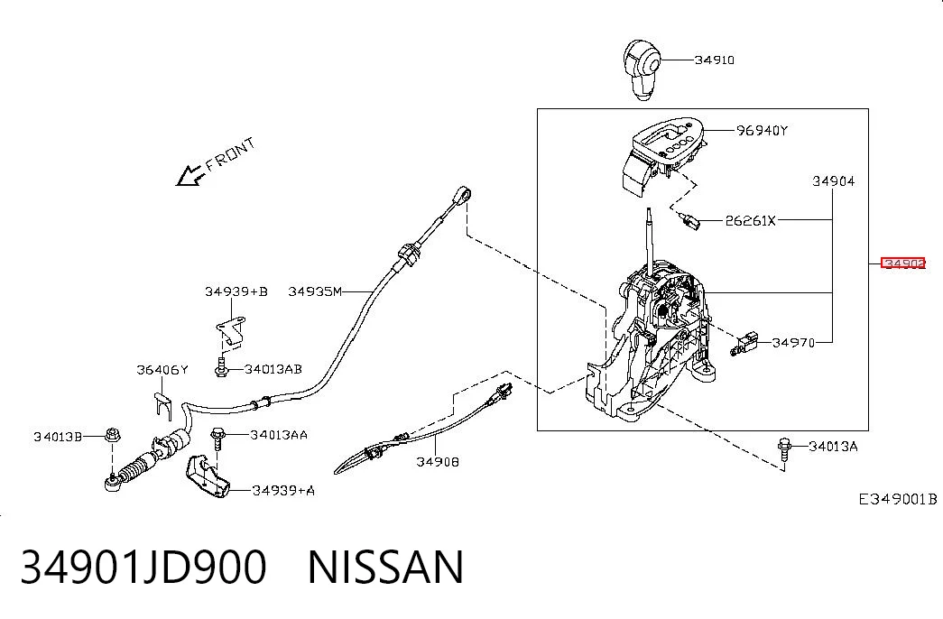 34901JD900 Nissan/Infiniti