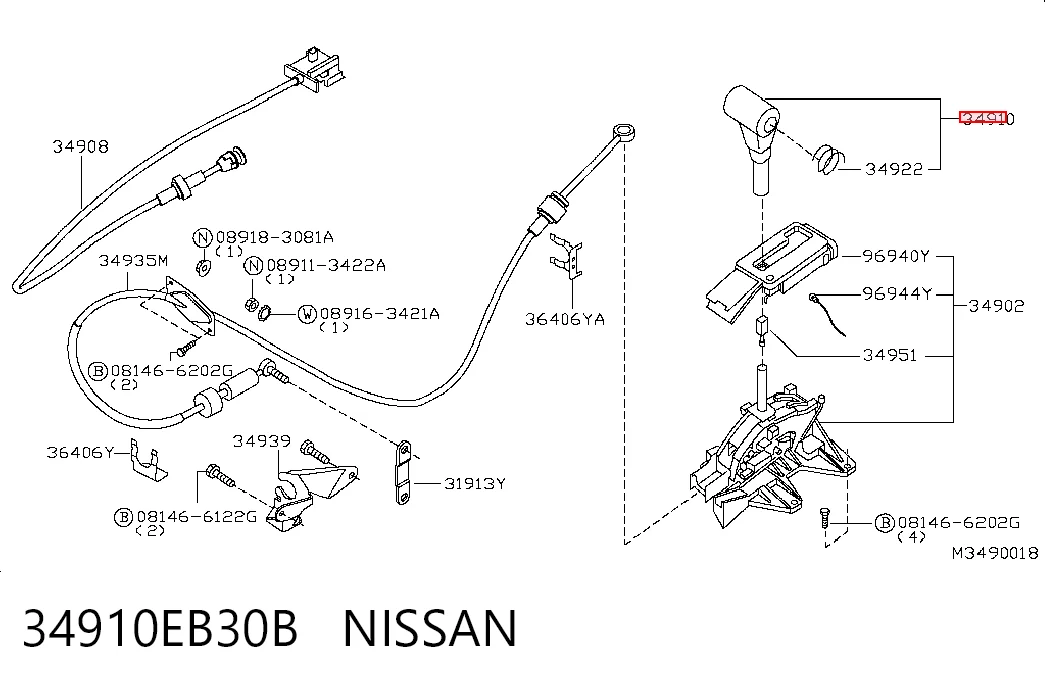 34910EB30B Nissan/Infiniti