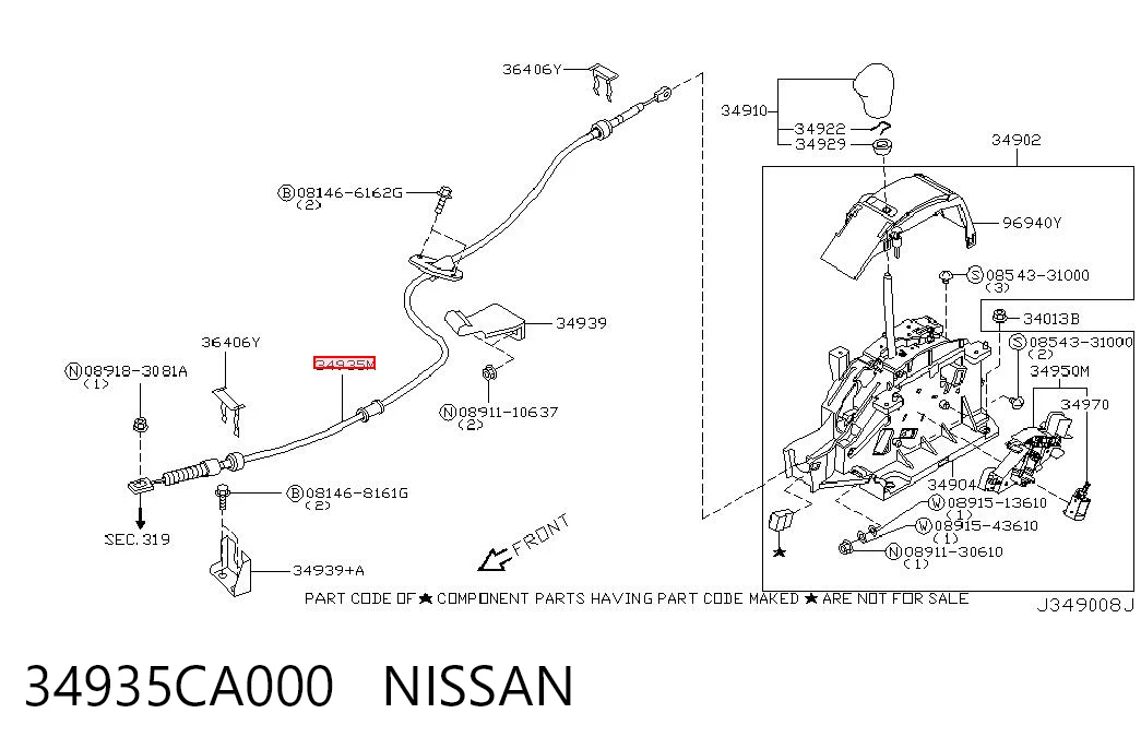 34935CA000 Nissan/Infiniti