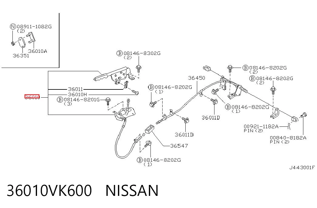 36010VK600 Nissan/Infiniti