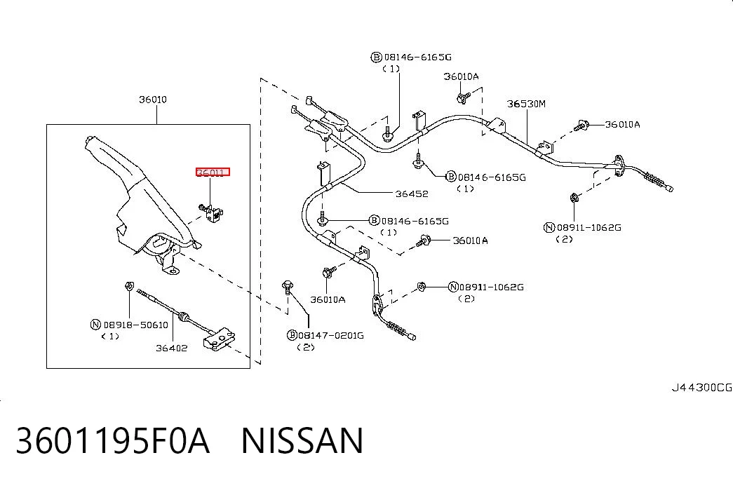 3601195F0A Nissan/Infiniti