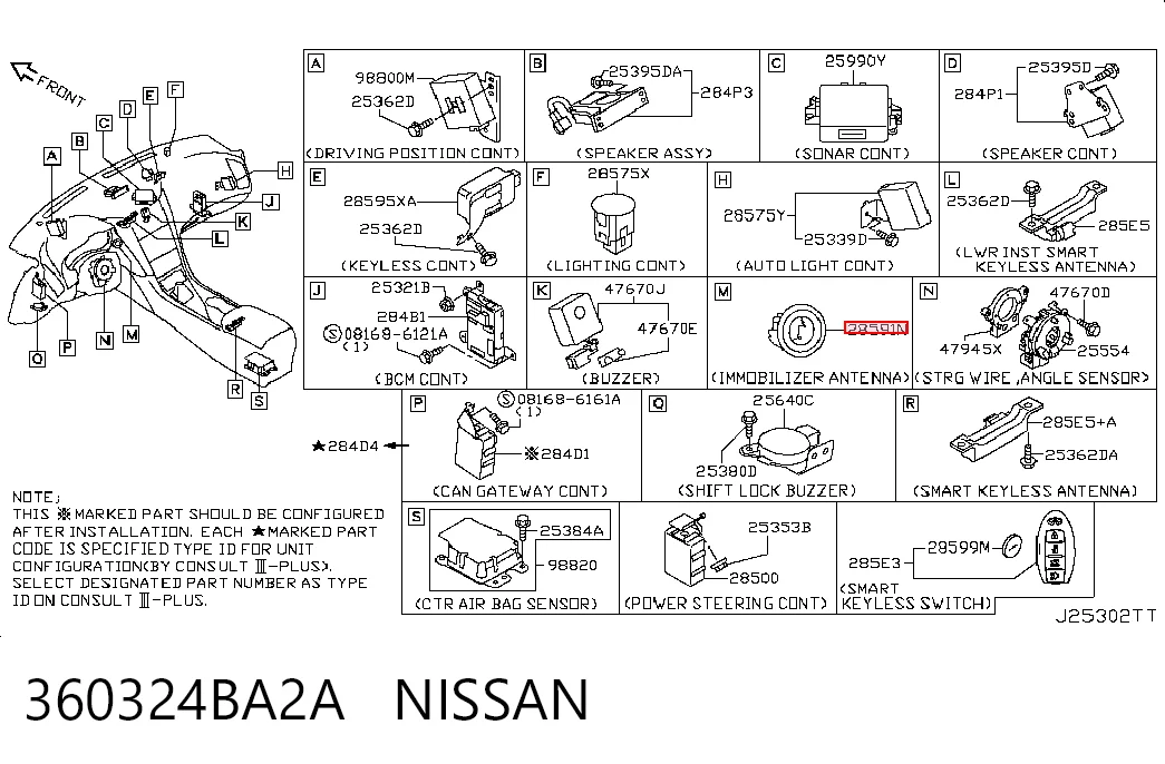 360324BA2A Nissan/Infiniti