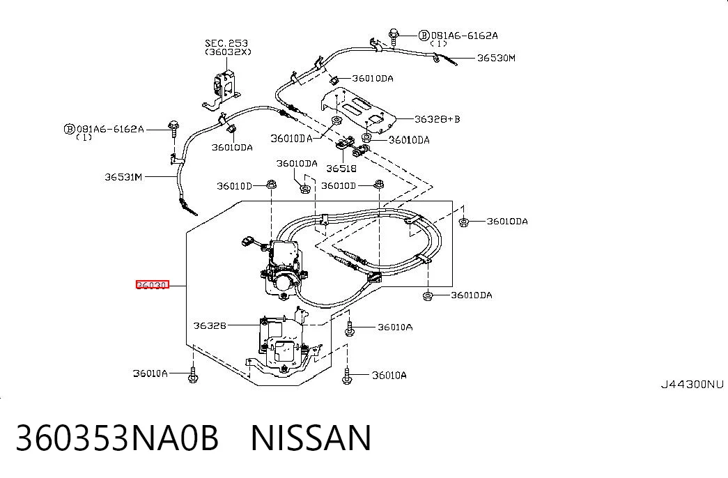 360353NA0B Nissan/Infiniti