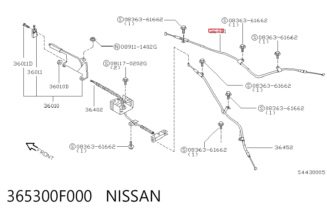 365300F000 Nissan/Infiniti