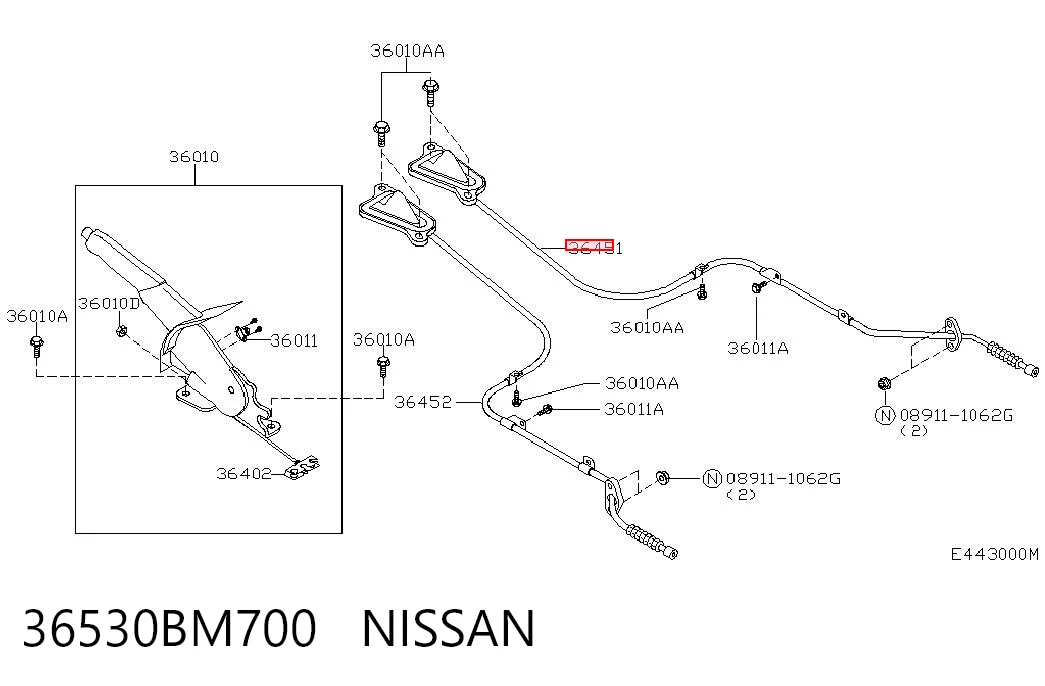 36530BM700 Nissan/Infiniti