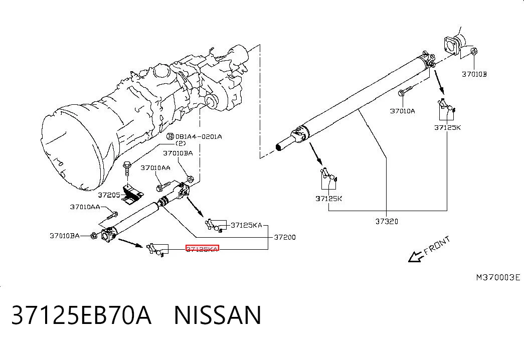 37125EB70A Nissan/Infiniti