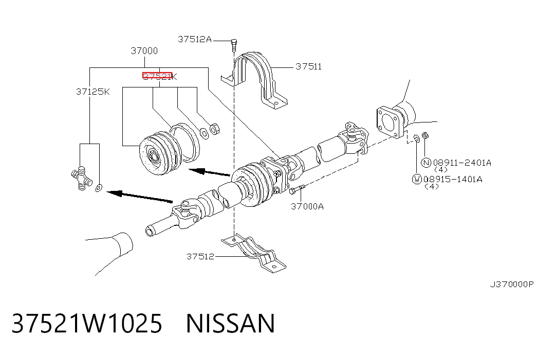 37521W1025 Nissan/Infiniti