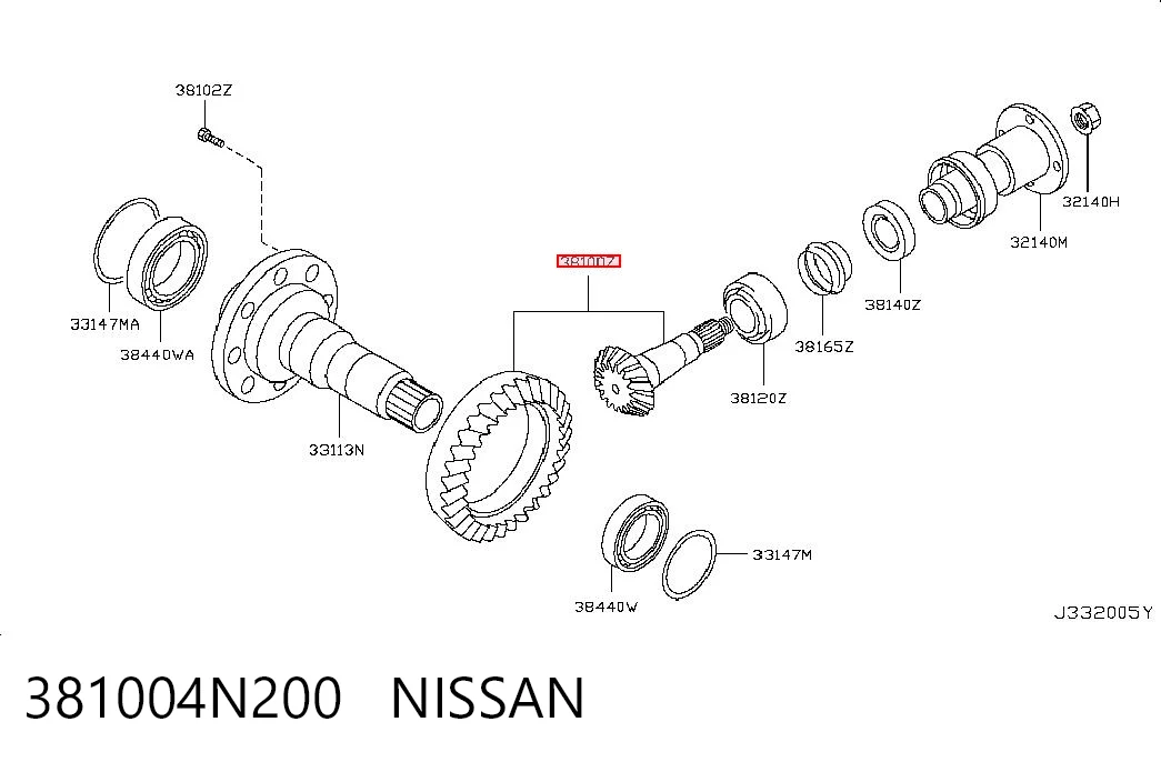 381004N200 Nissan/Infiniti