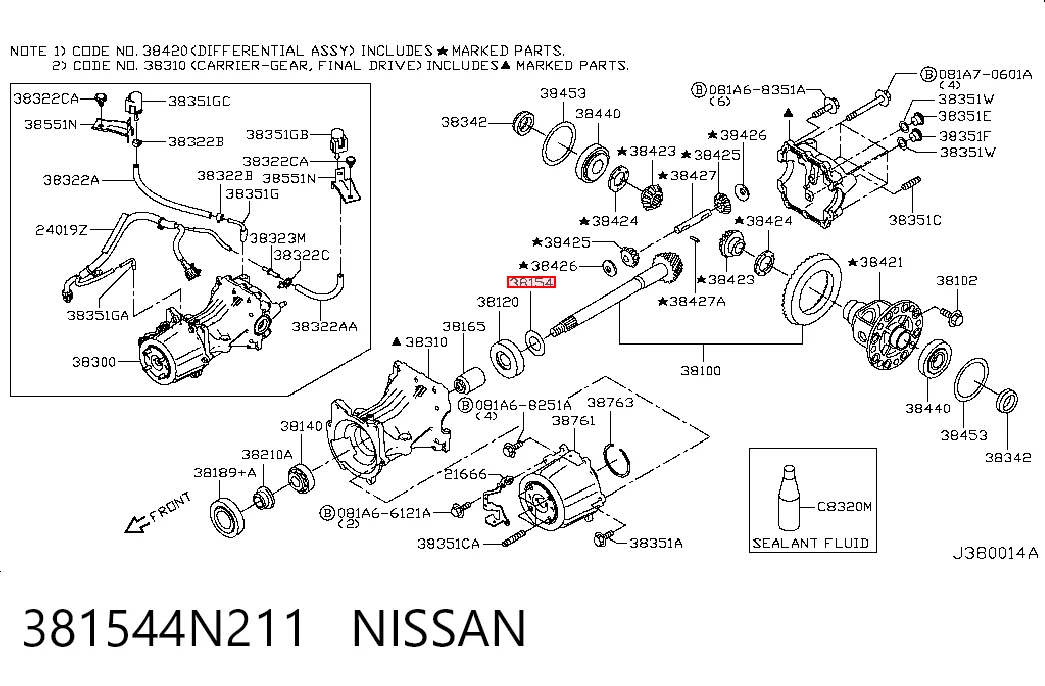 381544N211 Nissan/Infiniti