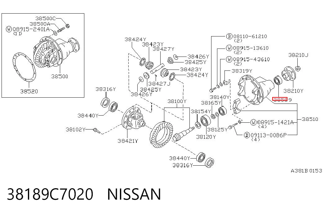 38189C7020 Nissan/Infiniti