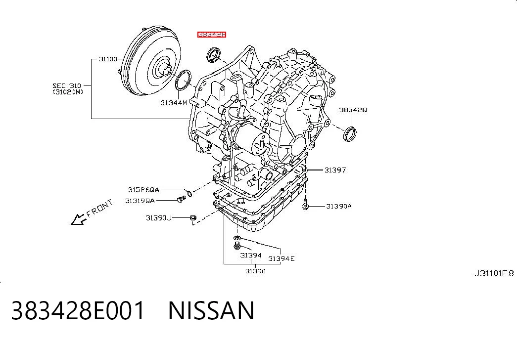 383428E001 Nissan/Infiniti