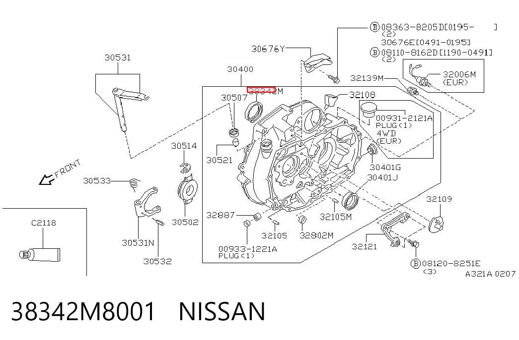 38342M8001 Nissan/Infiniti