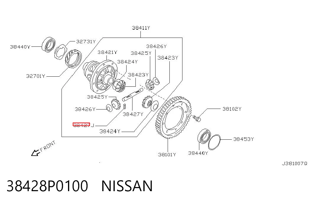 38428P0100 Nissan/Infiniti