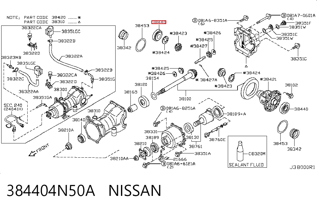 384404N50A Nissan/Infiniti