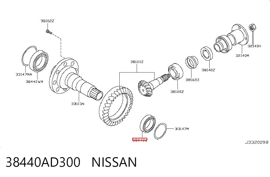 38440AD300 Nissan/Infiniti